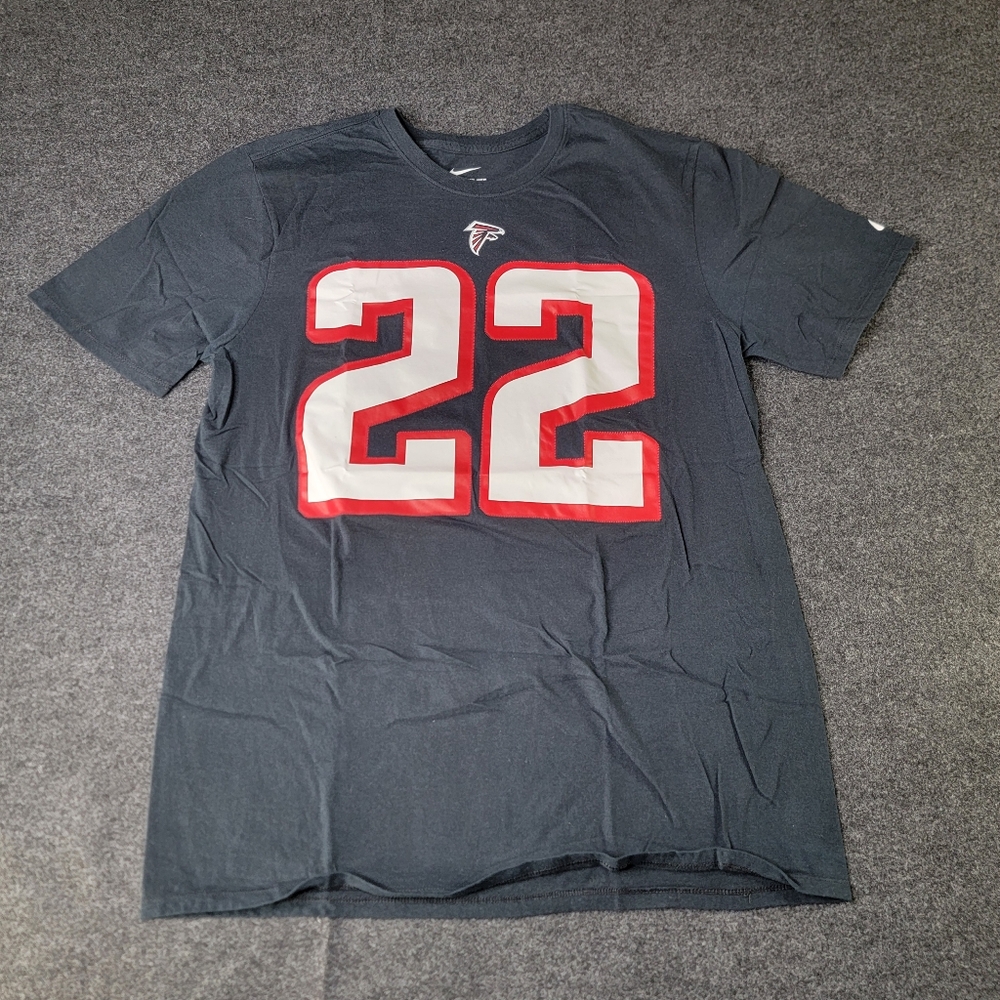 Nike Atlanta Falcons Keanu Neal #22 Men's T Shirt Size Large Black Red White NFL